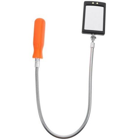 Miroir d'inspection LED flexible et rotatif à 360° pour la réparation automobile, outils d'inspection sous véhicule