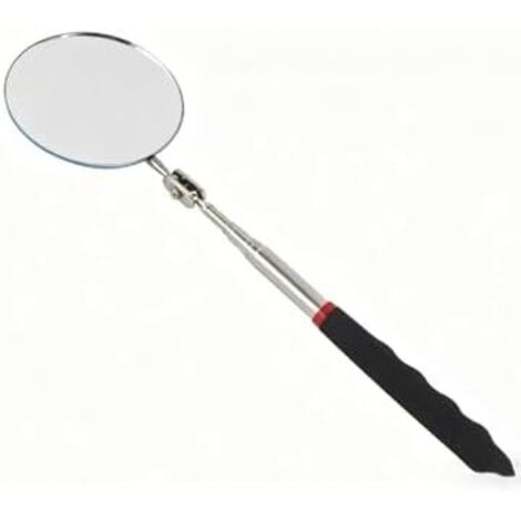 Miroir d'inspection sous Le véhicule, poignée télescopique réglable, adaptée au contrôle de sécurité des Voitures et camions, Rotatif à 360 °(93cm/36in) -
