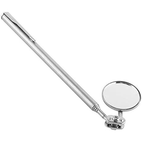 Miroir d'inspection télescopique de voiture, miroir rond, outil à main lentille ronde détection d'extension(Type stylo 30X600mm) -