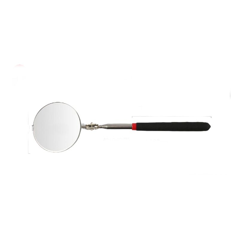 Miroir d'inspection télescopique, miroir mécanique télescopique rectangulaire avec poignée allongée, miroir d'inspection rotatif à 360 degrés pour