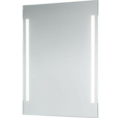 Miroir Earline avec éclairage avec interrupteur, satin, 800x800x30mm, 11,5W