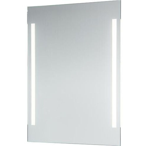 Miroir Earline avec éclairage sans interrupteur, satin, 800x800x30 mm, 11,5W