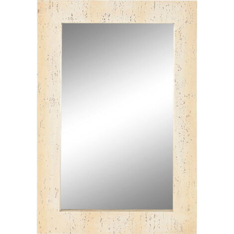 Miroir effet marbre beige élégance intemporelle - Beige effet marbre