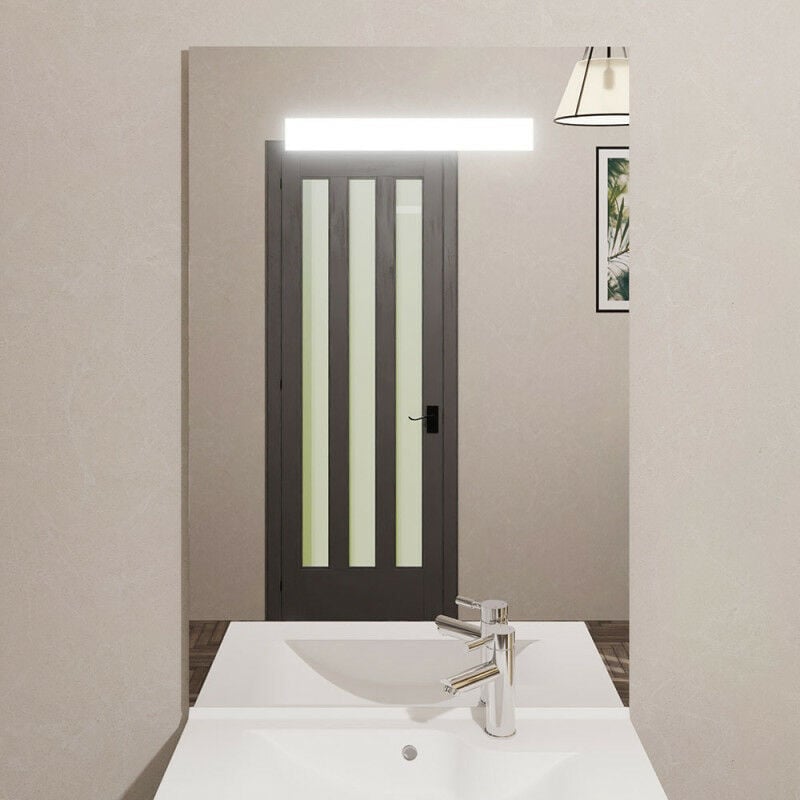 Cuisibane - Miroir lumineux elegance 70x105 cm - sans interrupteur