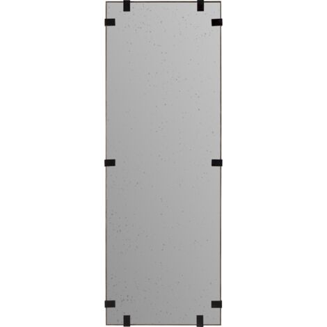 Miroir élégant teinte Natur Fonce - Noir essentiel avec touches métalliques