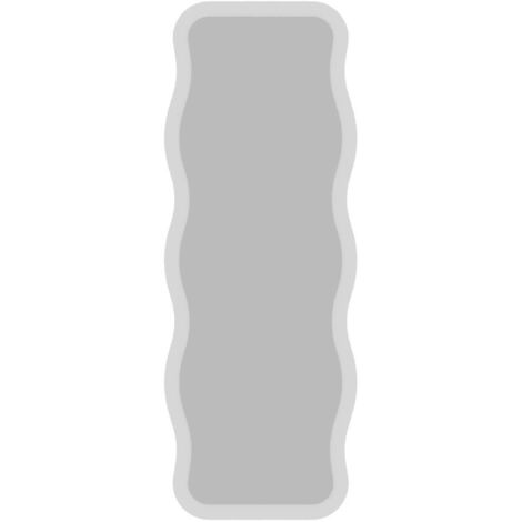 Miroir en bois "Aror" - 50 x 160 cm - Blanc