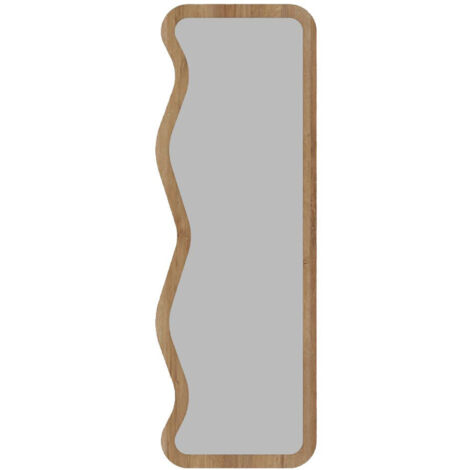 Miroir en bois "Asel" - 50 x 160 cm - Beige