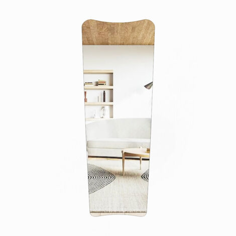 Miroir en bois "Vitros" - 55 x 150 cm - Noir