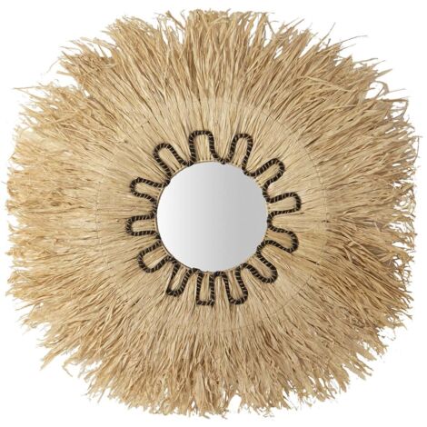 Miroir en fibre Kediri 100 x 5 x 100 cm