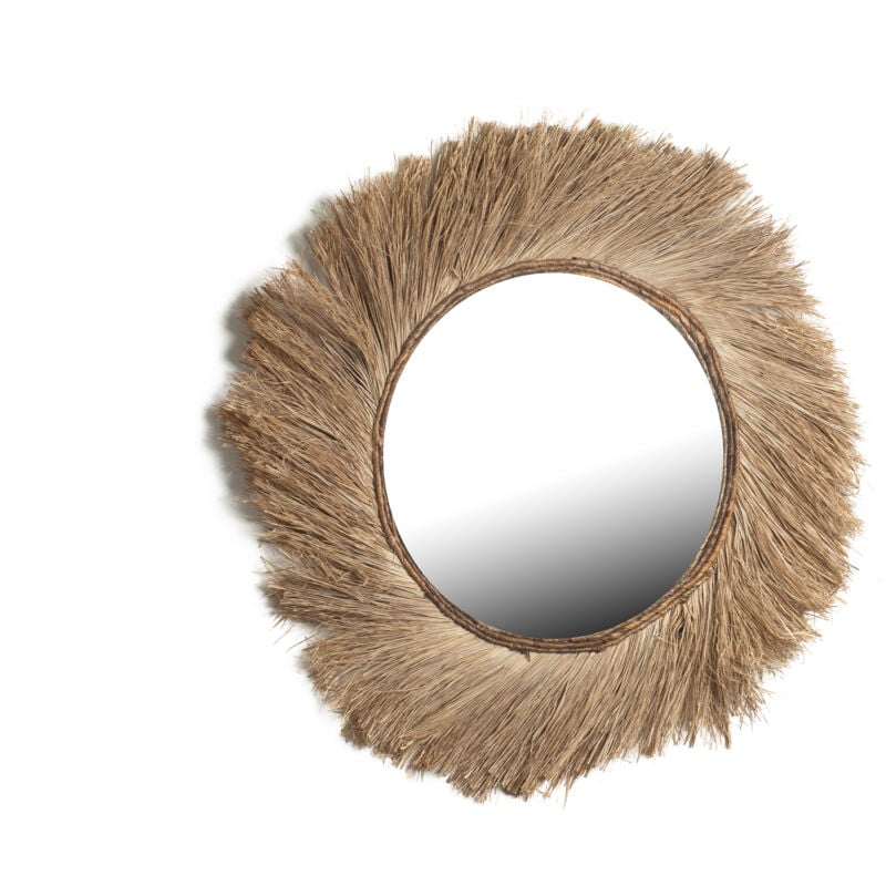 Miroir en Fibre Végétale