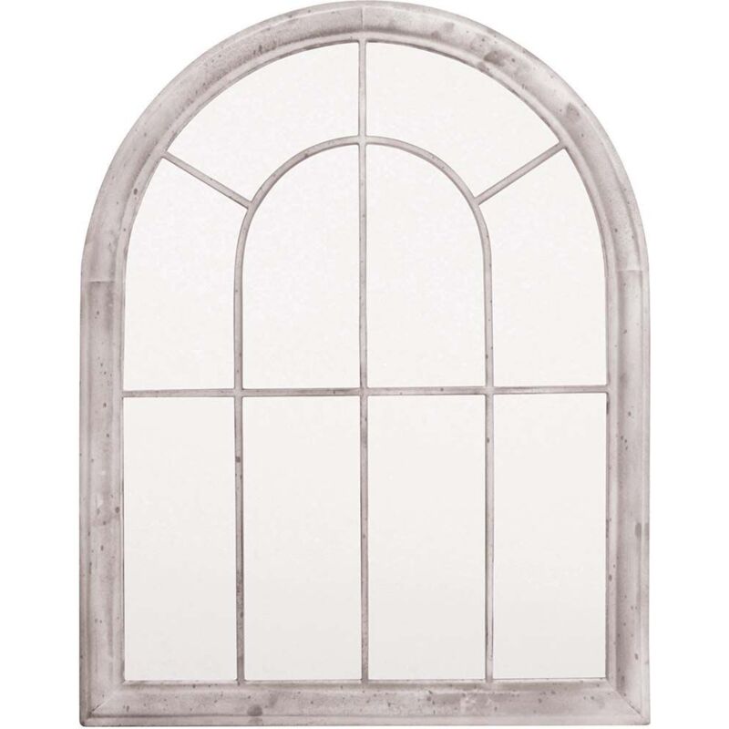 Esschert Design - Miroir métal 88 cm gris