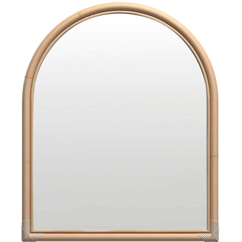 Miroir en rotin naturel - indra