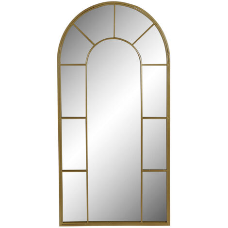 Miroir Fer Miroir 60X2X120 Fen Tre Doré