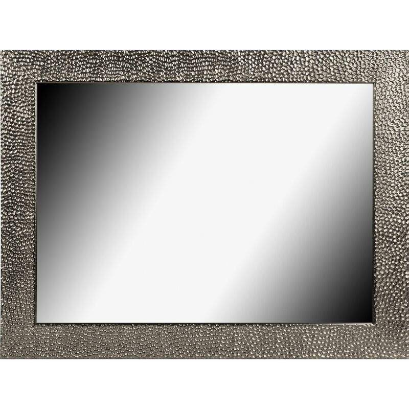 miroir forge metal 53x63 cm - acier