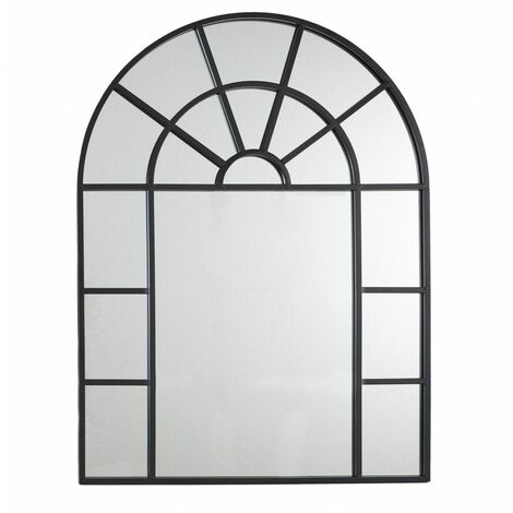 Miroir - Forme fenêtre - L 60 cm x H 80 cm - Noir - Livraison gratuite - Noir