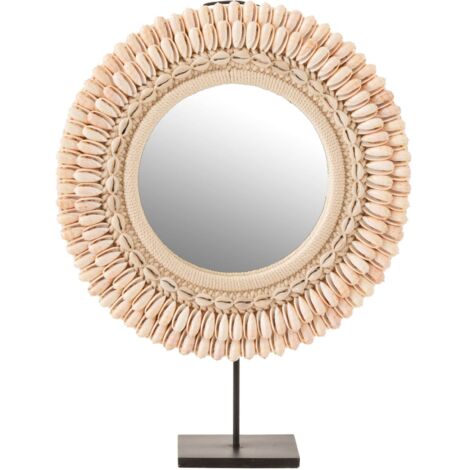 Miroir Franklin en Miroir - Rose coquillage