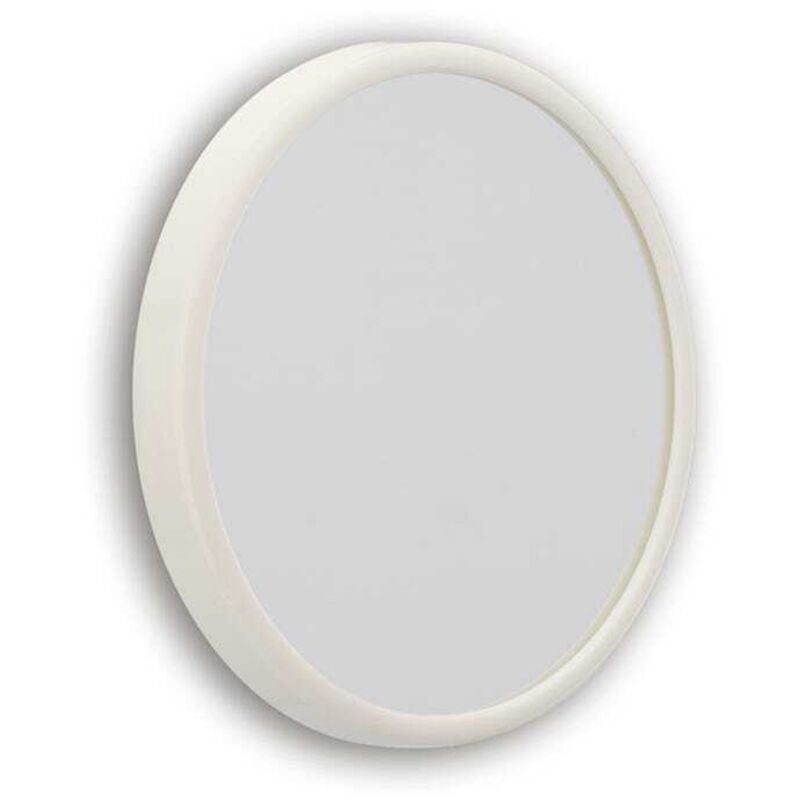 Miroir Grossissant Avec Ventouses Et Corniche Blanche