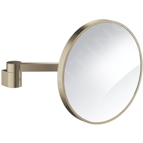 Miroir grossissant Grohe SELECTION grossissement 7x nickel brossé