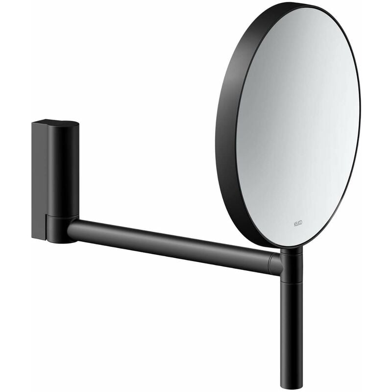Keuco - Plan - Miroir cosmétique mural, noir mat 17649370002