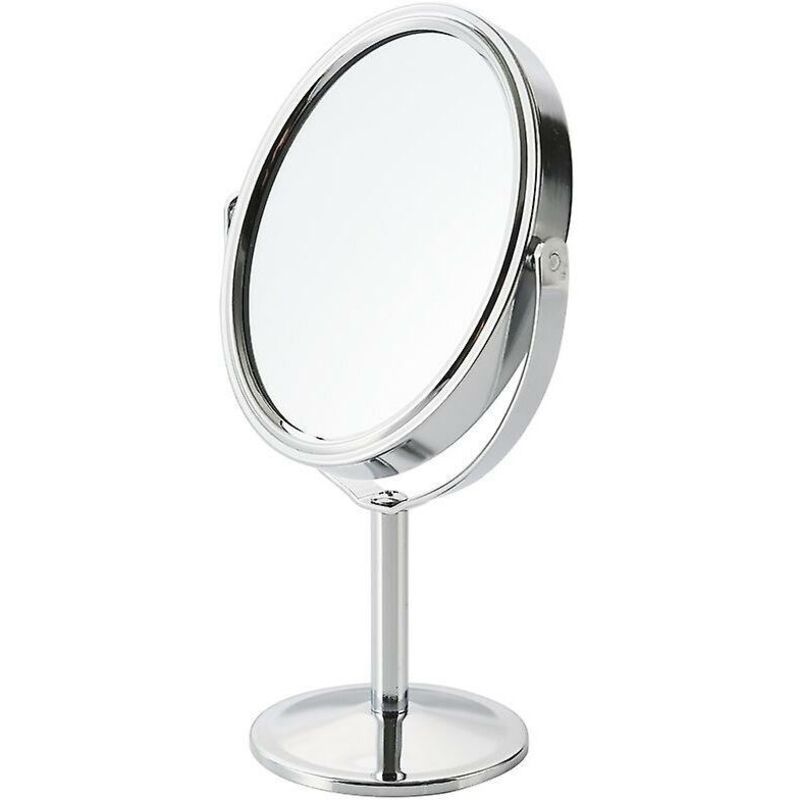 Miroir grossissant pivotant à 360 degrés, miroir de courtoisie avec support et base amovible-8pouce