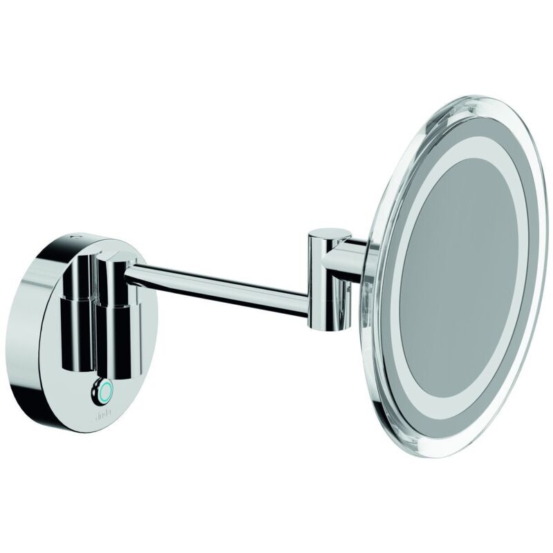 Inda - Miroir grossissant rond 3x avec applique LED, My Mirror