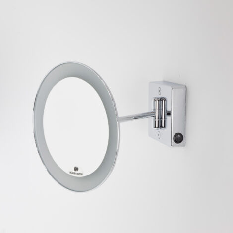 Miroir grossissant x3 à LED alimentation direct IP23 Discolo simple bras - Koh-I-Noor H351KK3
