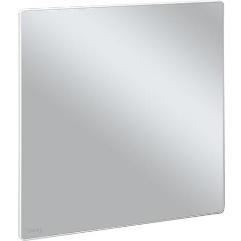 Miroir Hüppe Select+ argenté mat l x H : 213 x213 mm