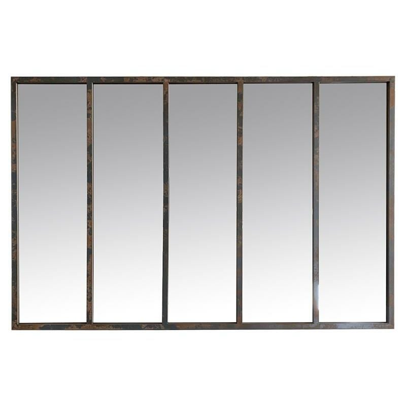 Miroir industriel rectangle 137x90cm
