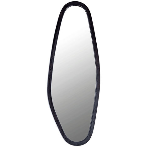 Miroir Jodhpur aluminium brossé noir 45x3x121cm