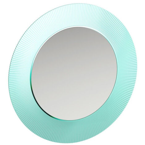 Miroir KARTELL 780 x 780 mm, avec éclairage LED vert émeraude LAUFEN
