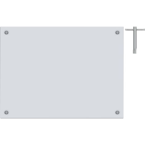 Miroir KWC AR, SOLIDITÉ, Acier inoxydable, 490x390x7 mm, fixation sécurisée
