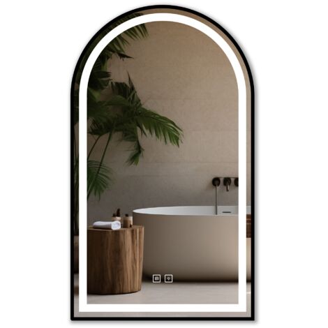 MIROIR LED 60X100CM DASH BLACK