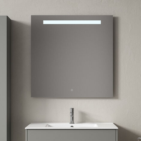 Miroir avec éclairage LED intégré 80 cm x 80 cm STARLED - Creazur Pro