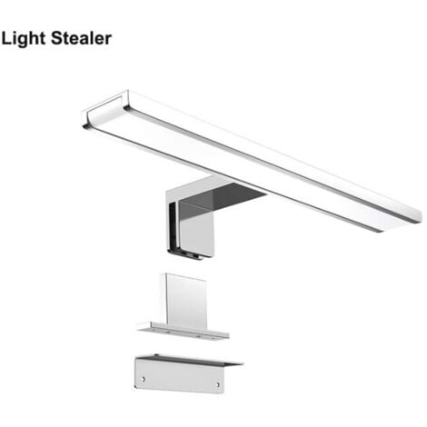 XVX Miroir LED avec Éclairage Avant pour Salle de Bain, Lumière AC 85-265V, Diamètre 300mm