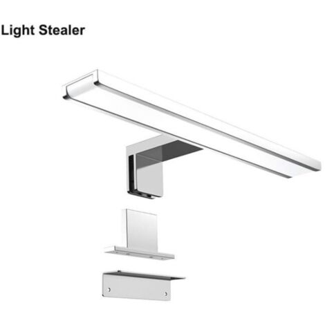 Miroir LED avec Éclairage Avant pour Salle de Bain, Lumière AC 85-265V, Diamètre 300mm