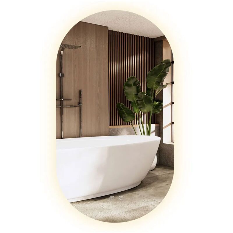 Miroir led egg 60X80 cm