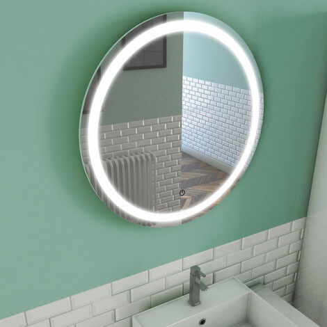 Miroir salle de bain LED auto-éclairant BORDER LINES 70x45 - Aurlane