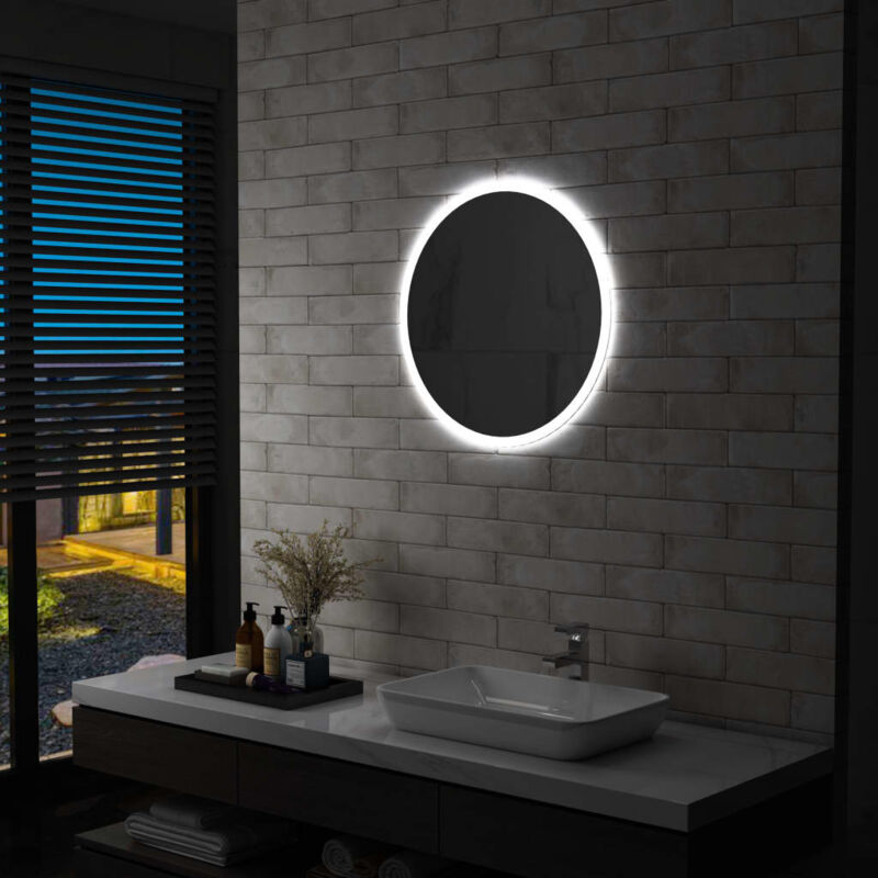 Maison Chic - Miroir à led Miroir Salle de bain / Style baroque 60 cm