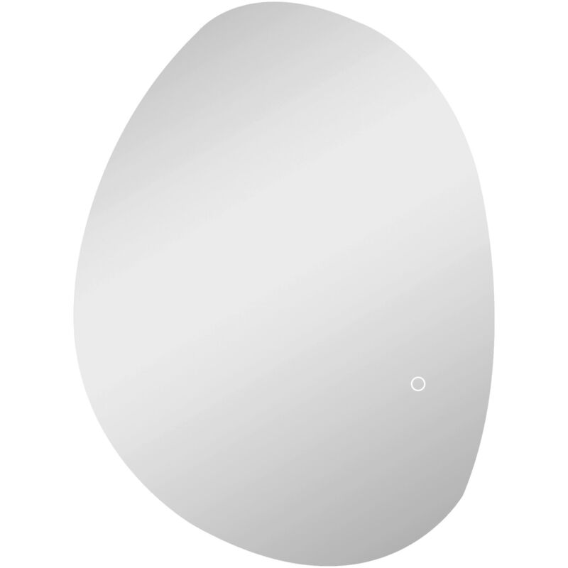 MH - Miroir lumineux design succo argent