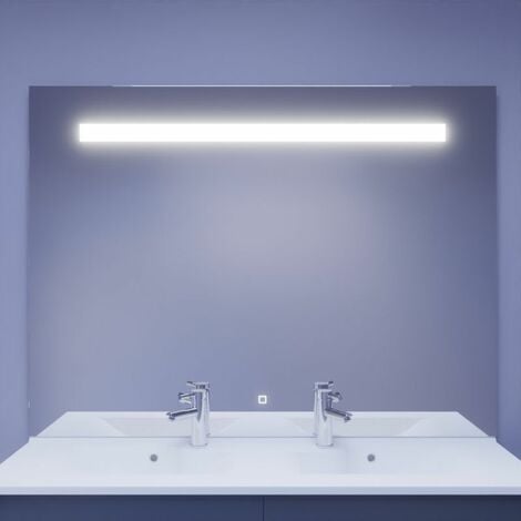 Applique murale salle de bain LED MADELON (L60cm) en métal noir