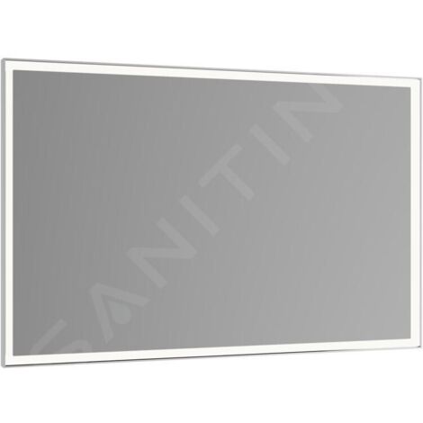 Miroir lumineux Royal Lumos 1200x650x60mm anodisé argent avec miroir chauffant KEUCO