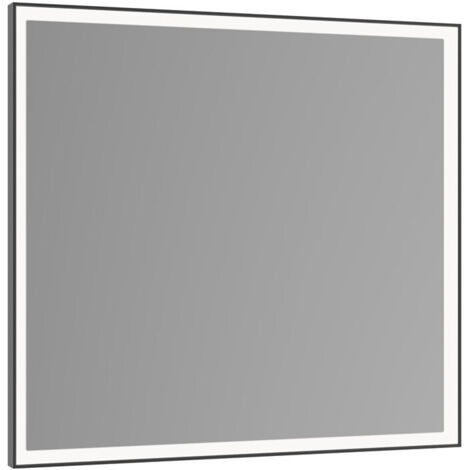 Miroir lumineux Royal Lumos 700 x 650 x 60 mm anodisé noir KEUCO