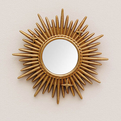 Miroir Lumus doré 20cm