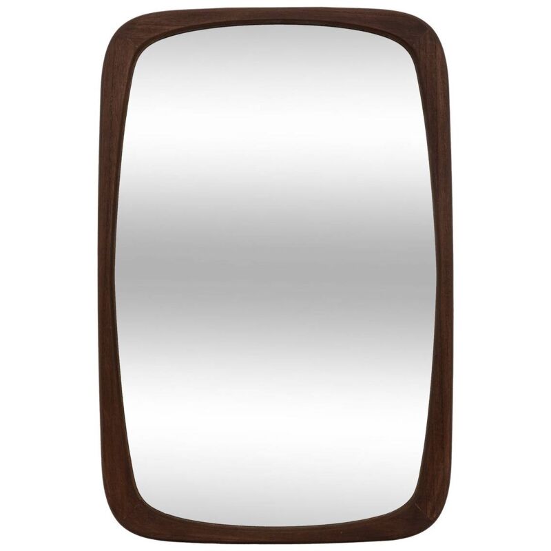Atmosphera - Miroir Keira effet bois 65x43cm créateur d'intérieur