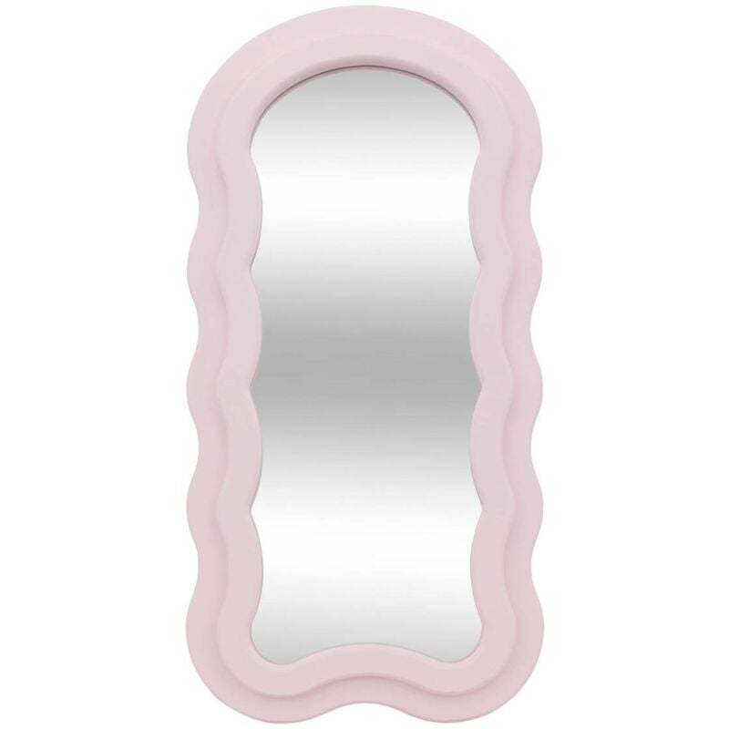 Atmosphera - Miroir vague Ayna rose 60x30cm créateur d'intérieur