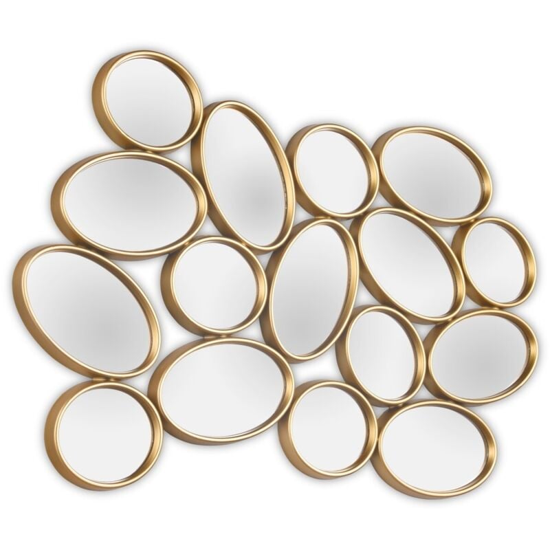Miroir, Miroir décoratif design or Madita Or en Plastique, BOITE A DESIGN