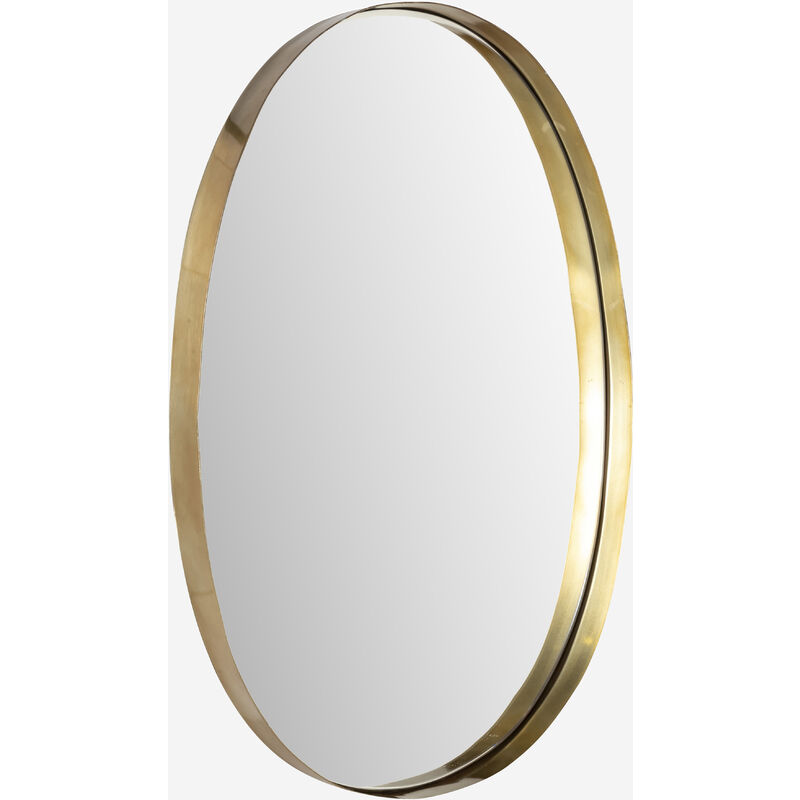 Miroir miroir ovale doré