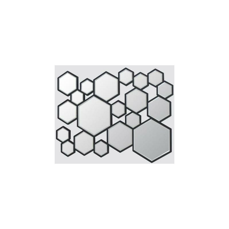 Miroir multi hexagones 60x80cm