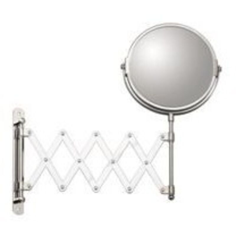 Miroir mural 2 faces extensible grossissant pour salle de bain