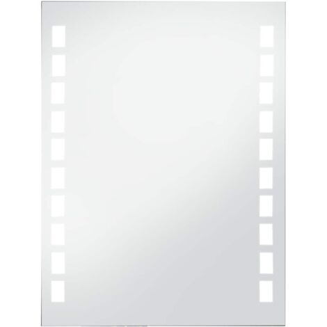 Miroir mural à LED  Miroir mural pour salle de bains avec lumières à LED pour salle de bains 60x80 cm -34891